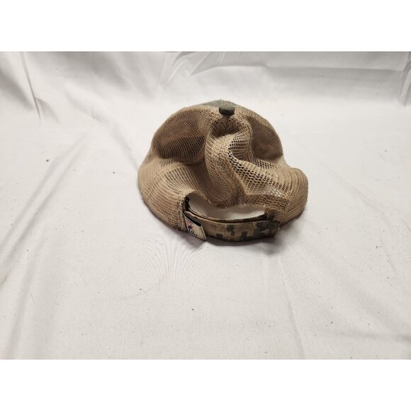 Chevrolet Camouflage Mesh Trucker Hat With American Flag - Picture 3 of 7